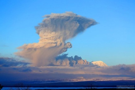 Слышали взрывы: вчера в 22:05 произошло мощное извержение вулкана Шивелуч