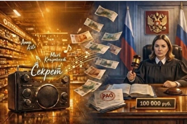 Предприниматель заплатит 100 тысяч за публичную трансляцию песен без лицензии