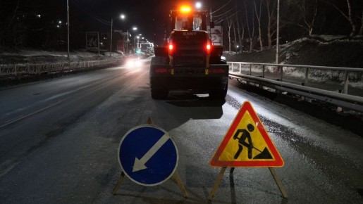 В Петропавловске начался временный ямочный ремонт