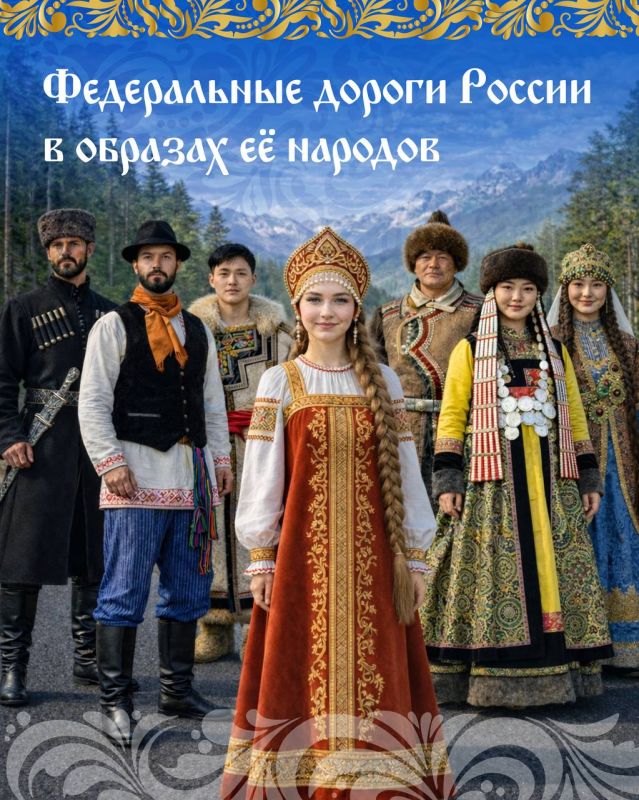 А что, если представить дороги нашей страны в образах народов России…