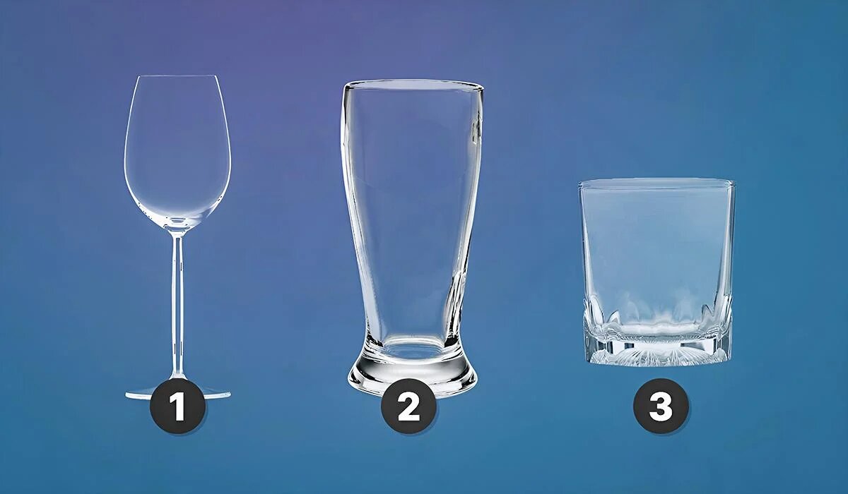 Как ваш выбор бокала может раскрыть тайны вашего характера