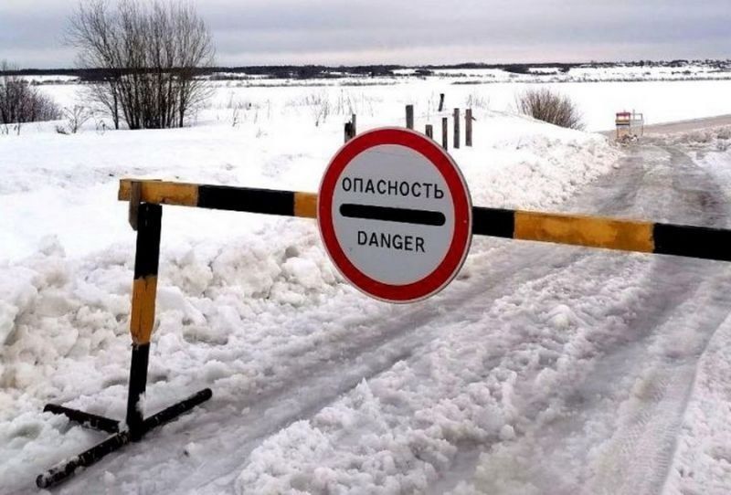 Ледовая переправа Корф — Тиличики закрыта: лёд тает, ехать опасно