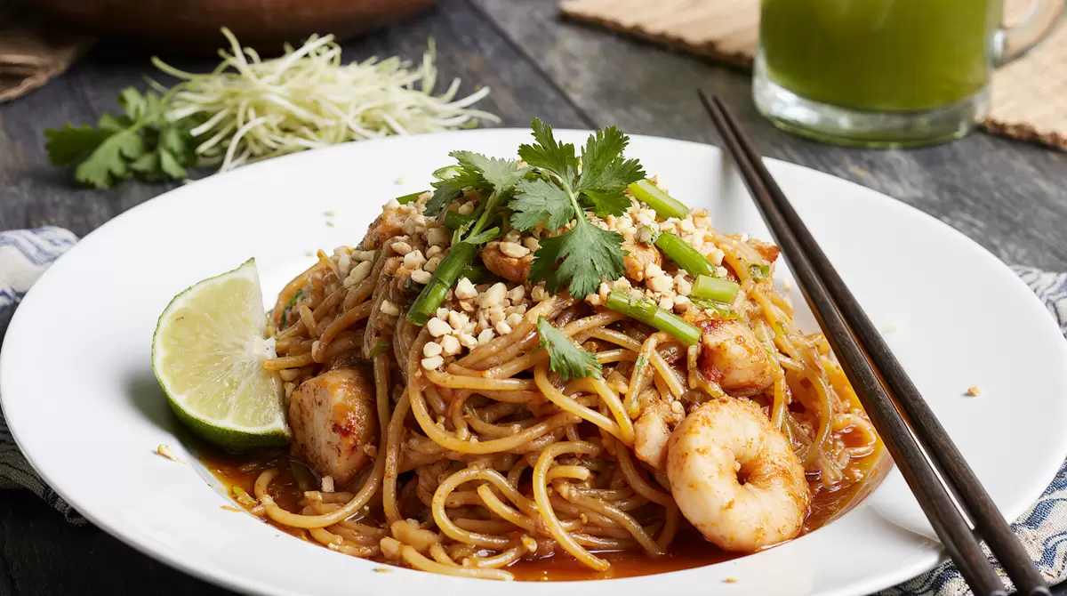 Как приготовить пад тай: шаг за шагом к идеальному блюду с курицей и креветками