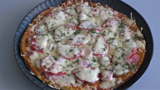 Как приготовить оригинальную пиццу из кабачков на сковороде