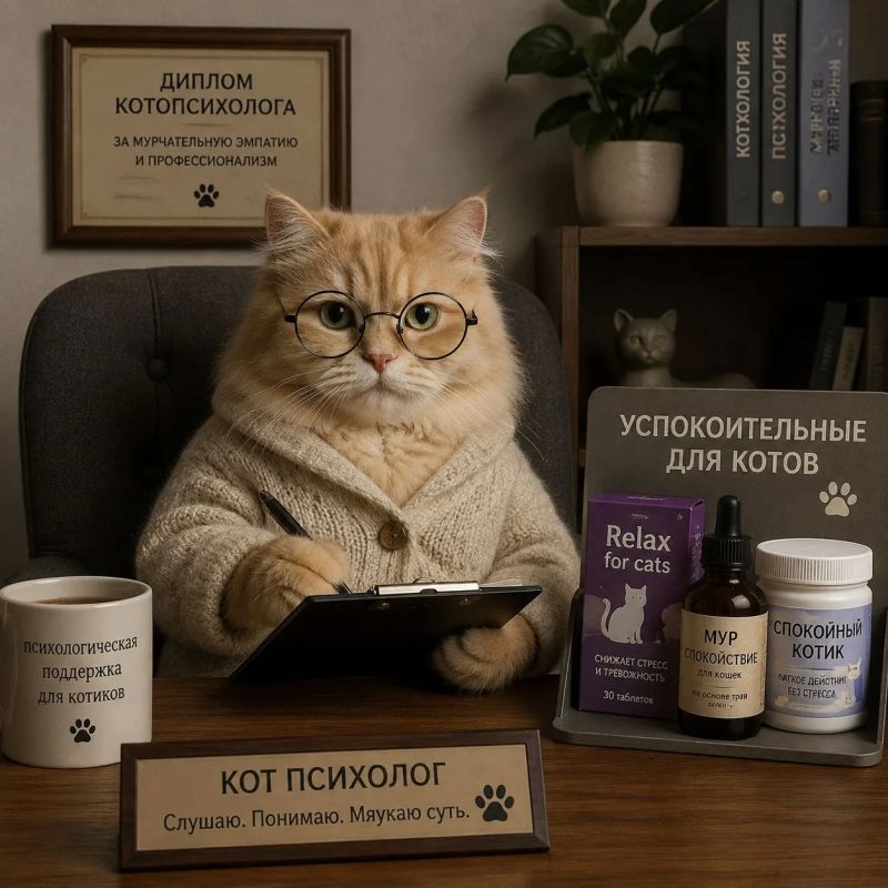 Продажи успокоительных для кошек выросли на 120%