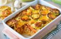 Удивительная запеканка с фетучини и курицей