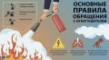 Основные правила обращения с огнетушителем