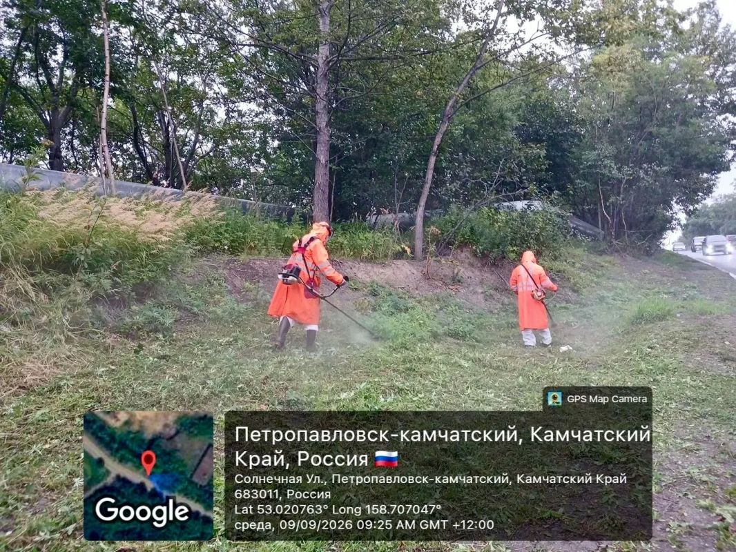 Город день за днем. . 9 сентября 2026 года Продолжаются мероприятия по содержанию городских территорий Подрядные организации проводят покос и вывоз травы на ул. Солнечная Рабочие с помощью специализированной техники... Город день за днем. . 9 сентября 2026 года Продолжаются мероприятия по содержанию городских территорий Подрядные организации проводят покос и вывоз травы на ул. Солнечная Рабочие с помощью специализированной техники...