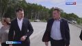 Близится к завершению благоустройство Аллеи Славы на территории городского кладбища