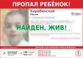 Пропавший девятилетний мальчик найден