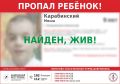 Пропавший девятилетний мальчик найден