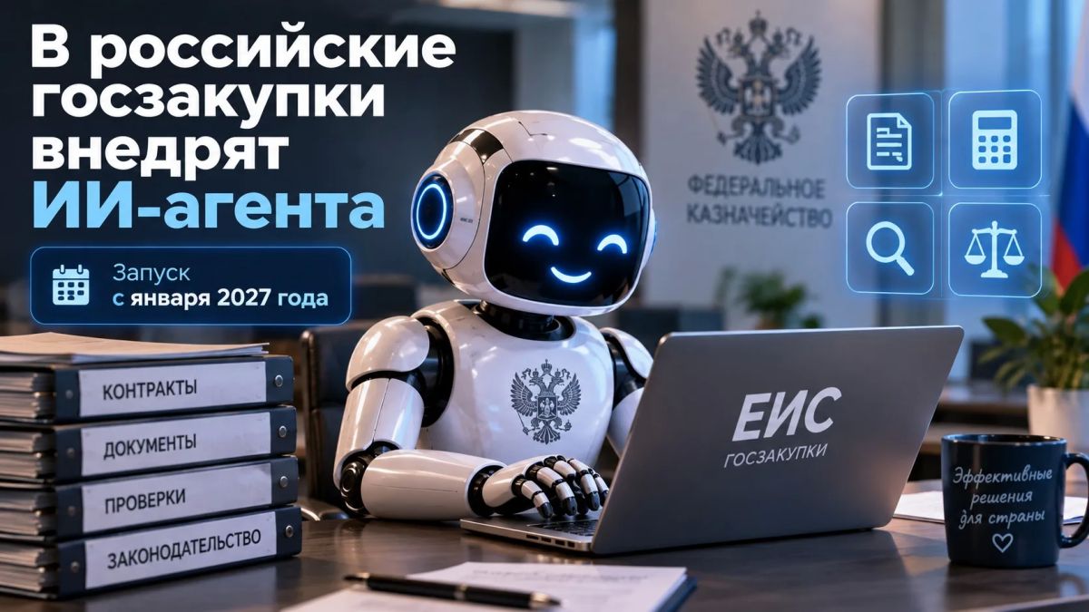 В российские госзакупки внедрят ИИ-агента