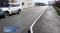 В Петропавловске завершили ремонт дороги к пяти медучреждениям