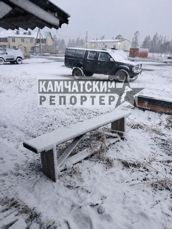 #нам_пишут. «В селе Аянка выпал первый снег.» Фото от нашего подписчика - в публикации