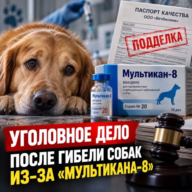 После гибели собак из-за «Мультикана-8» возбудили уголовное дело