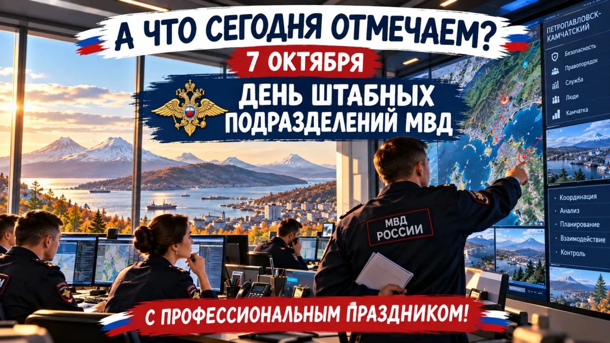 А ЧТО СЕГОДНЯ ОТМЕЧАЕМ?. 7 октября — День образования штабных подразделений МВД России! Когда говорят о работе полиции, чаще всего представляют патруль, форму, сирены и выезды на место происшествия