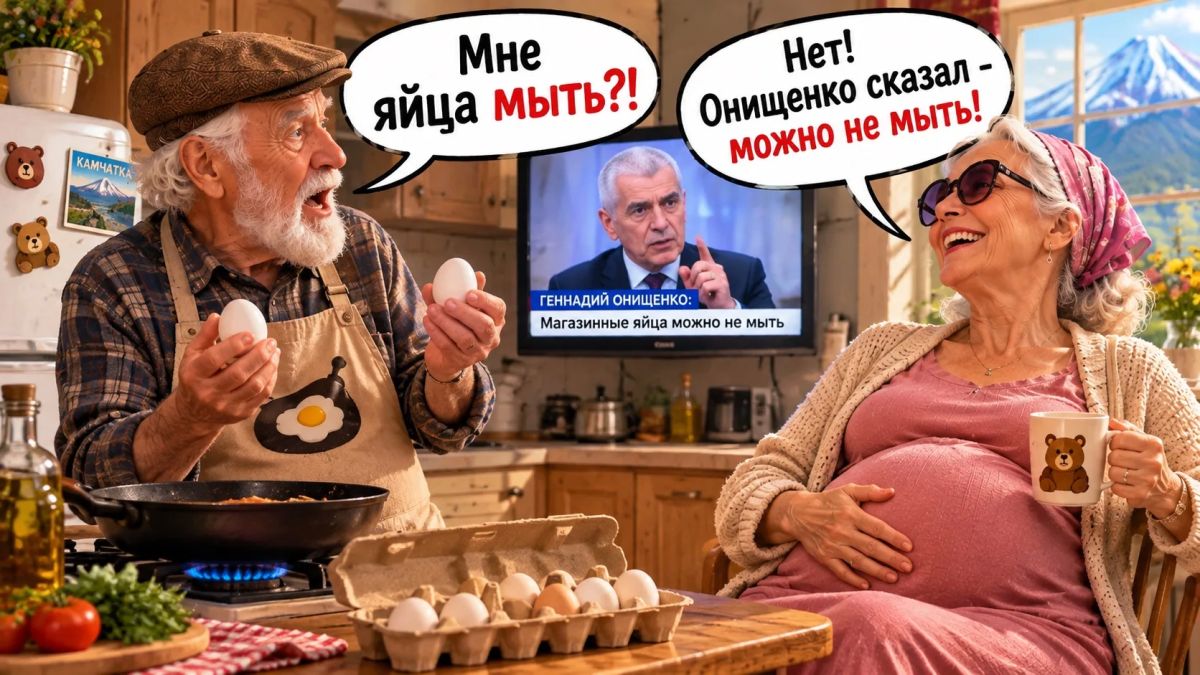 ВЧЕРА ОНИЩЕНКО ОБСУЖДАЛ ОТЦОВСТВО В 90, А СЕГОДНЯ - ЯЙЦА?!