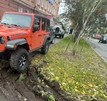 Паркуются на газонах: в Петропавловске к нарушителям применят жесткие меры Паркуются на газонах: в Петропавловске к нарушителям применят жесткие меры