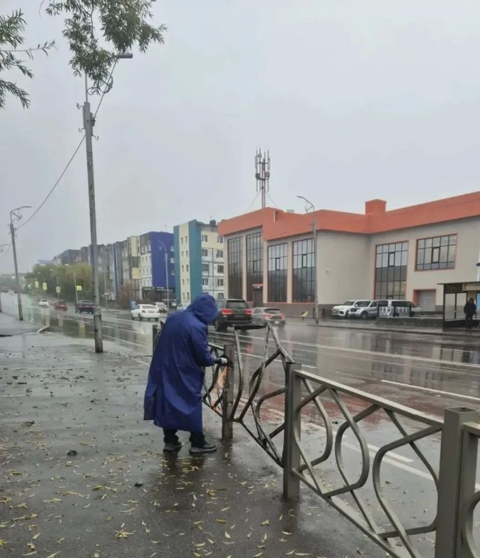 Город день за днем. 15 октября 2026 года На городских улицах продолжаются работы по текущему содержанию В Петропавловске-Камчатском специалисты очищают водоотводные лотки и колодцы от листвы и мусора, проводят... Город день за днем. 15 октября 2026 года На городских улицах продолжаются работы по текущему содержанию В Петропавловске-Камчатском специалисты очищают водоотводные лотки и колодцы от листвы и мусора, проводят...