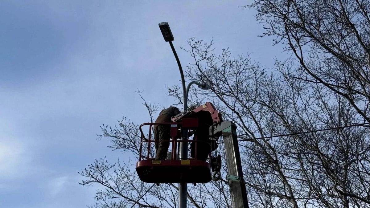 В Вилючинске обновляют уличное освещение