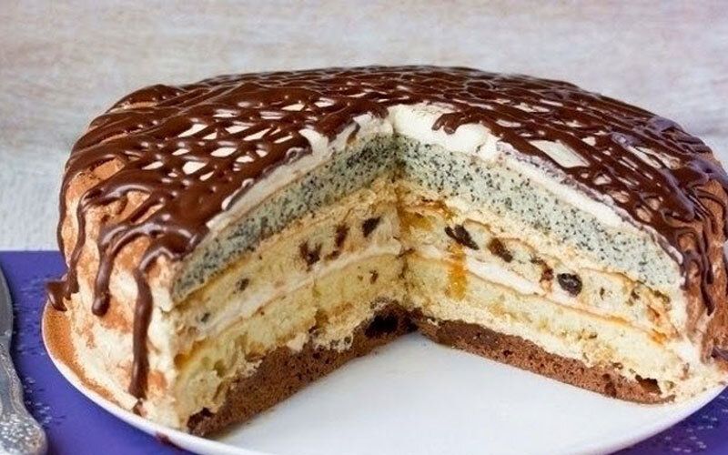 Непревзойденный торт с разными вкусами