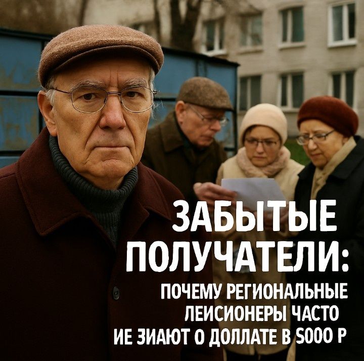 Пенсионеры на грани невидимости: как получить дополнительные 5 тысяч